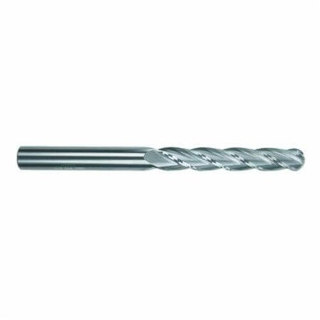 Morse End Mill, Ball Nose Center Cutting Extra Long Length Single End, Series 5953, 14 Diameter Cutter, 58716